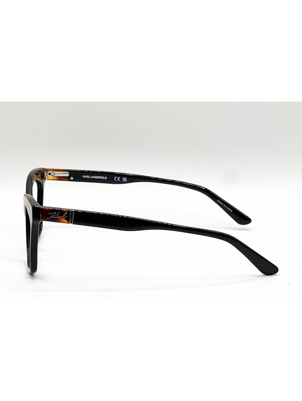 Karl Lagerfeld KL6117 017 Black Havana Gold Authentic Eyeglass Frames 53-16 - Picture 2 of 5
